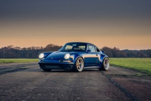 Brilliant Blue Metallic 1991 Porsche 911 Reimagined by Singer