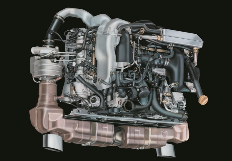 Porsche 996 Turbo Engine