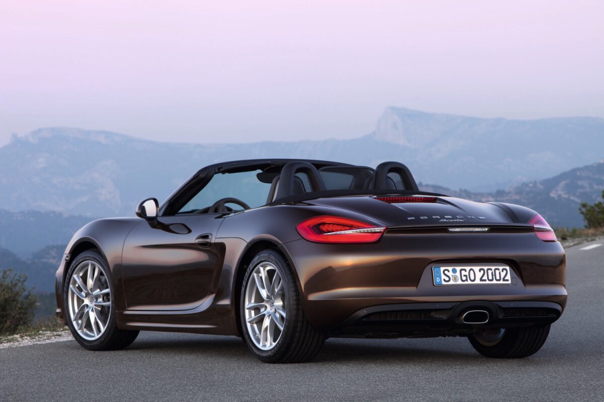 2013 Porsche Boxster exterior rear view