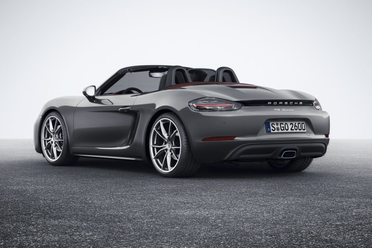 2017 Porsche 718 Boxster exterior rear