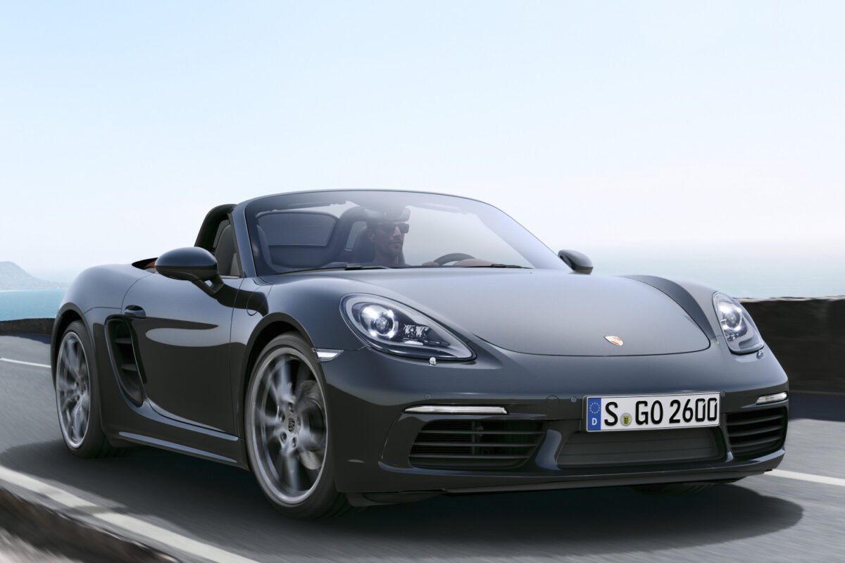 2017 Porsche Boxster on the road_front