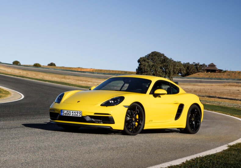 2018 Porsche 718 Cayman GTS in Racing Yellow