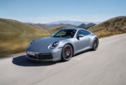 2019 Porsche 911 Carrera 4S on the road front