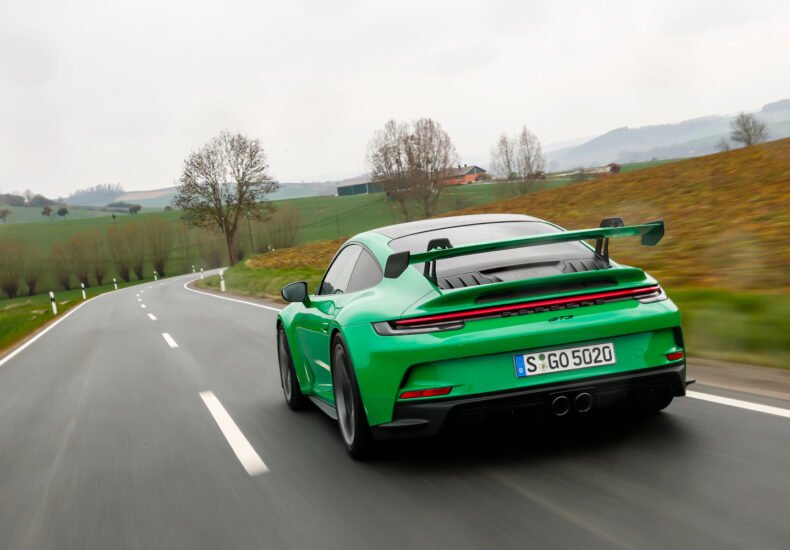 2022 Porsche 911 GT3 PDK on the road