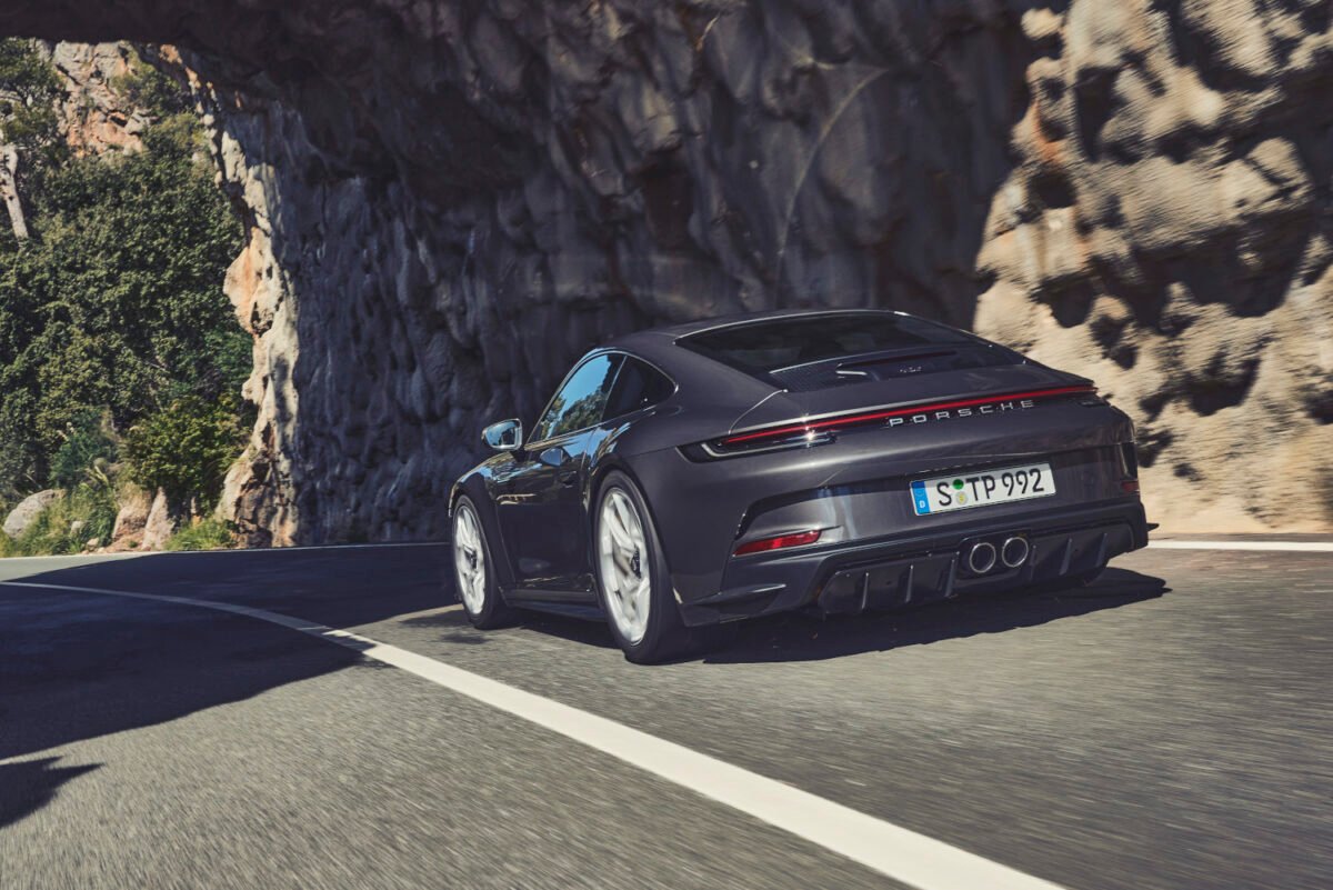 2022 Porsche 911 GT3 Touring Package on the road rear side