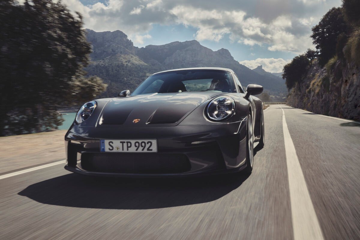 2022 Porsche 911 GT3 Touring Package on the road front