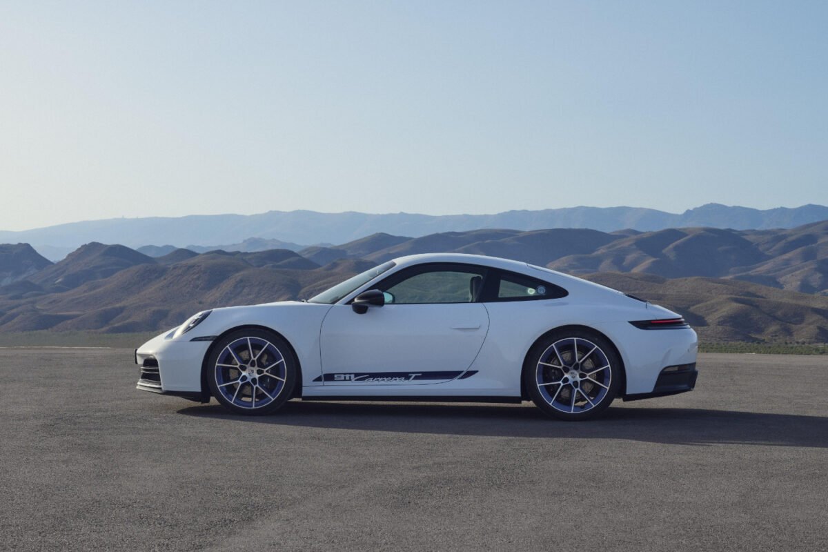 2025 Porsche 911 Carrera T Coupe side view