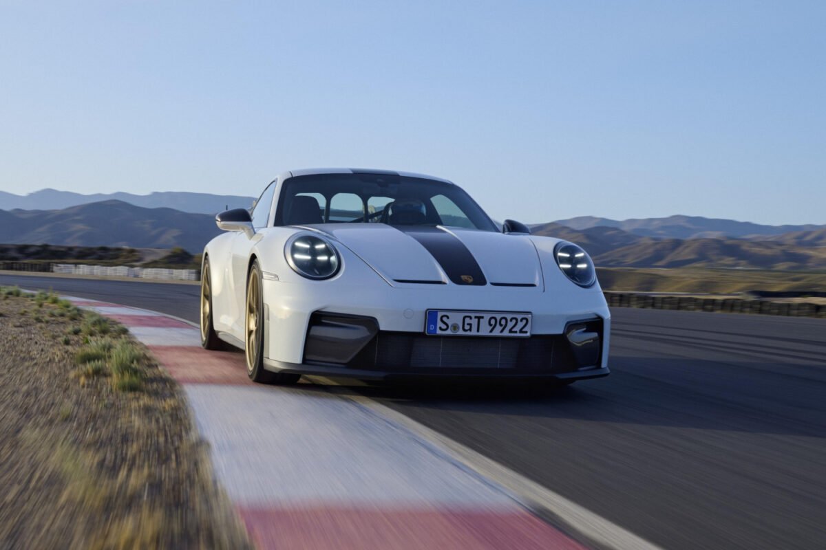 2025 Porsche 911 GT3 on track front view