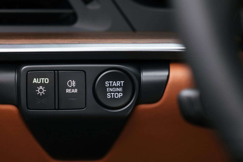 2025 Porsche 911 engne start button