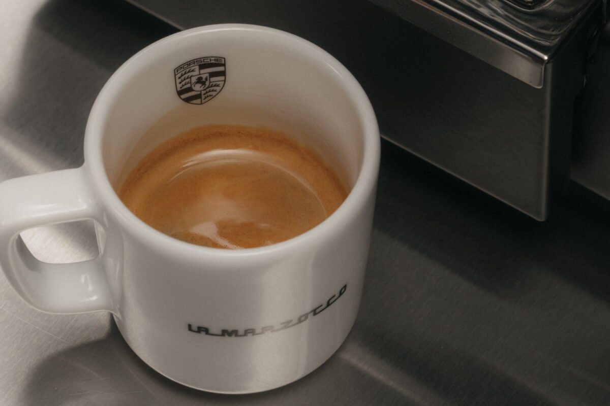 Porsche coffee cup