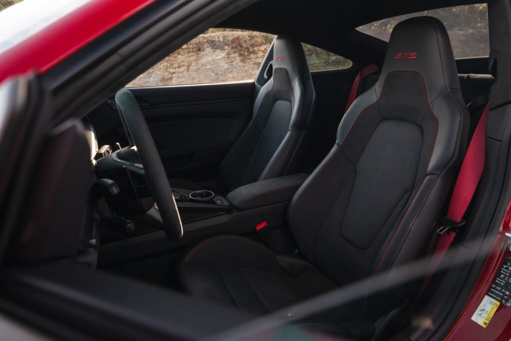 Porsche 911 Carrera 4 GTS Carmine Red interior